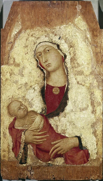 Virgin and Child (tempera on wood, 1321)