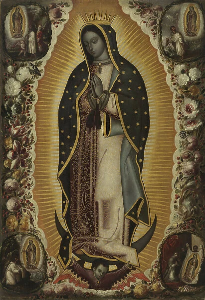 Virgin of Guadalupe (La Virgen de Guadalupe), 1691 (oil on canvas)