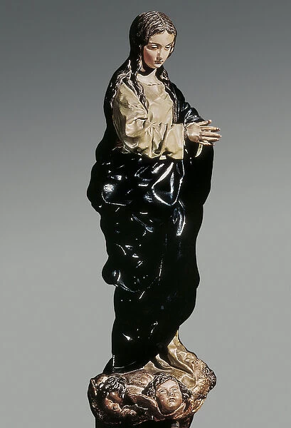 Virgin of the Immaculate Conception, 1655-56 (polychrome cedarwood sculpture)