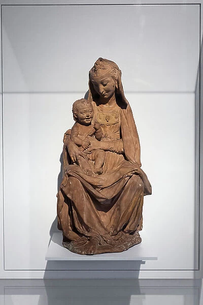 The Virgin with the laughing Child, after 1460 (terracotta)