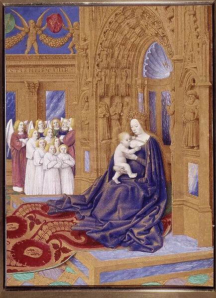 The Virgin has the Miniature Child taken from 'The Book of Hours of Stephen