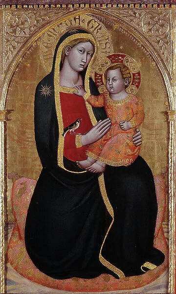Virgin of Montenero with child (Painting, 14th century)
