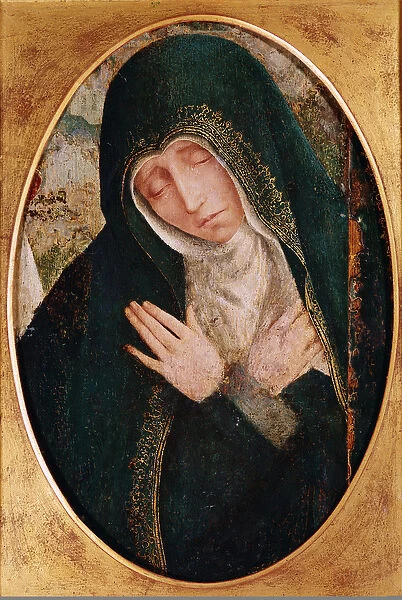 Virgin of Sorrows (oil on canvas)