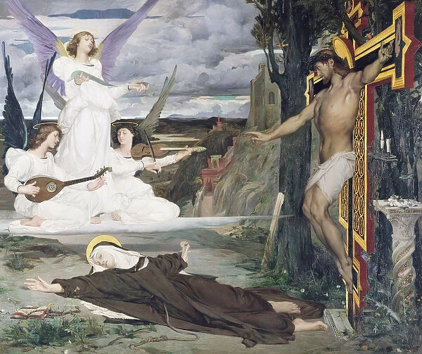 The Vision, Legend of the 14th Century, 1872 (oil on canvas)