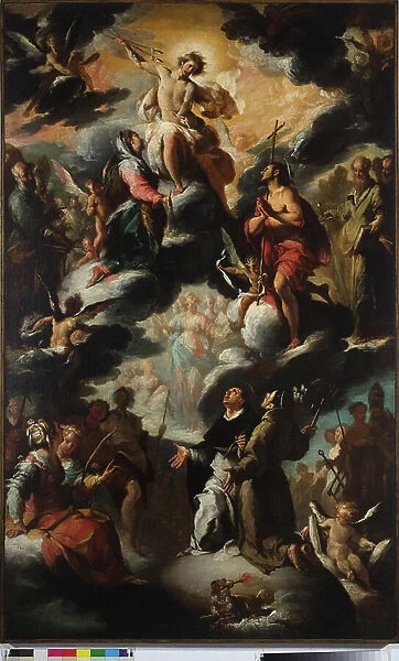 The Vision of Saint Dominic (Heaven), 1620-23 (oil on canvas)