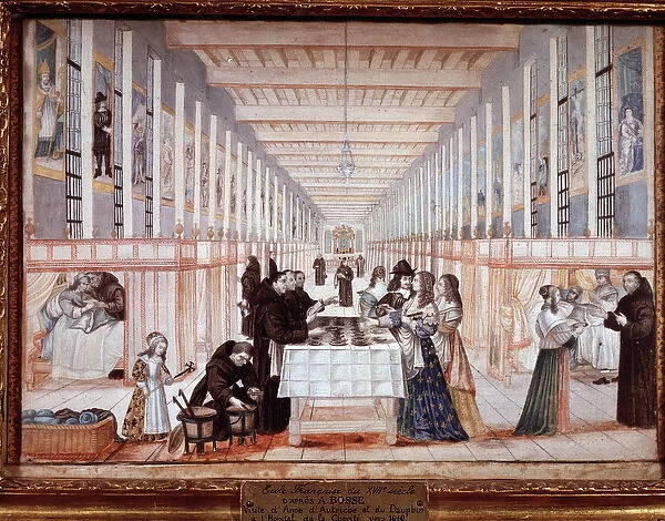 Visit of Anne of Austria to the Hospital of the Sisters of Charity