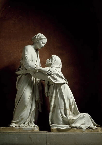 The visitation, 1445 (Terracotta sculpture)