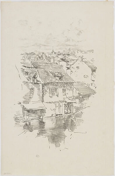 Vitre: The Canal, 1893 (litho on paper)