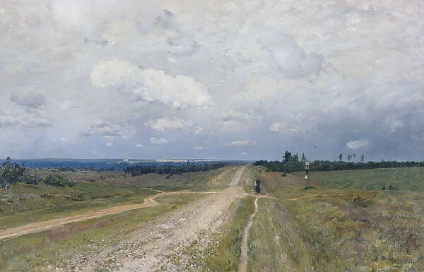 The Vladimirka Road, 1892 (oil on canvas)