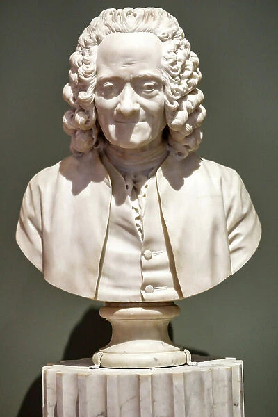 Voltaire, 1778 (marble)
