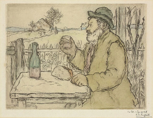 A Votre Sante, 1894 (etching)
