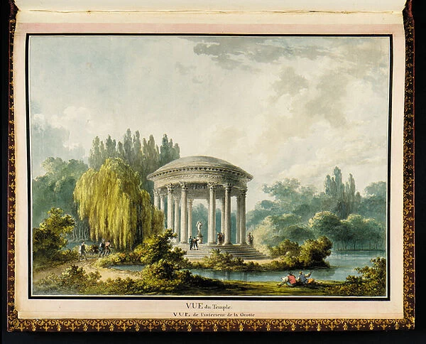 Vue du Temple, from Recueil des plans du Petit Trianon by Richard Mique (1728-94)