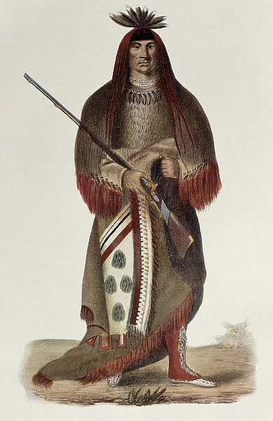 Wa-Na-Ta or The Charger, Grand Chief of the Sioux or Dakota Indians, painted 1926