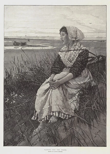 Waiting for the Boats (engraving)
