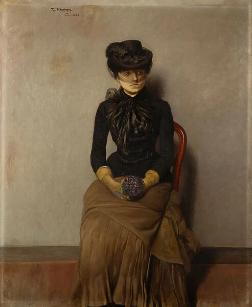 In the waiting room, Paris, 1883
