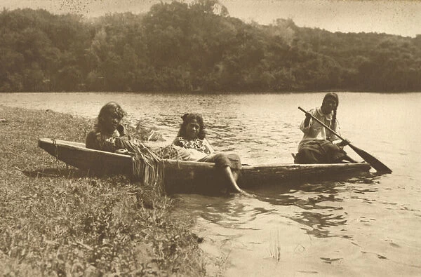 Waka, Lake Rotoiti, c. 1915 (silver gelatin print)
