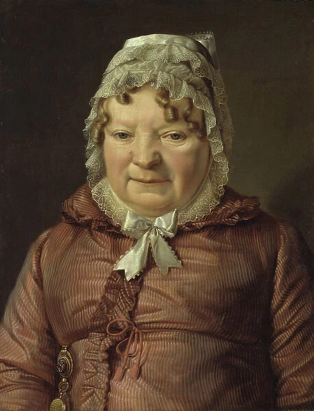 Waldmueller, Ferdinand Georg (1793-1865) Portrait of the Mother of Captain von