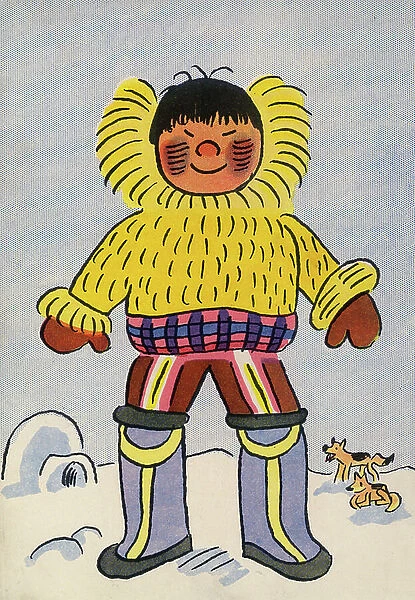Walter Trier's crazy costumes: Eskimo (colour litho)