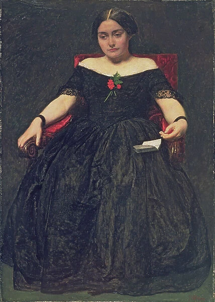 Wandering Thoughts, c. 1855 (oil on canvas)