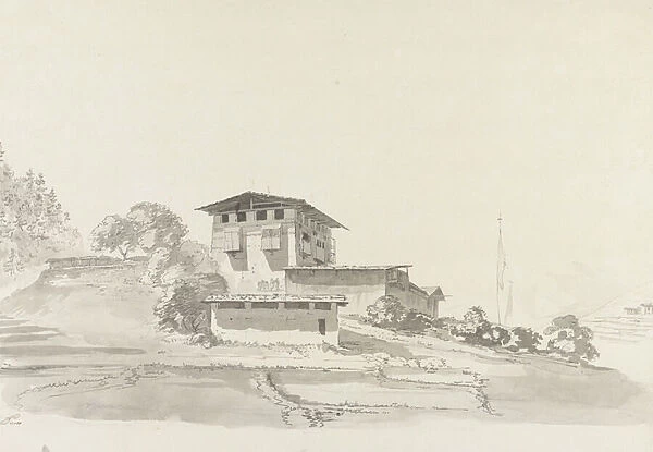 Wankaka, Uganda 1783 (w  /  c & graphite on paper)