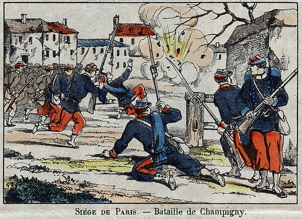 War of 1870 between France and Prussia: the Battle of Champigny or the Battle of Villiers
