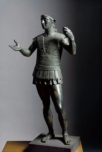 Warrior, known as Marte di Todi, 400 BC (bronze sculpture)