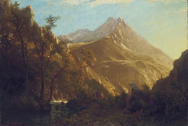 Wasatch Mountains (oil on canvas)