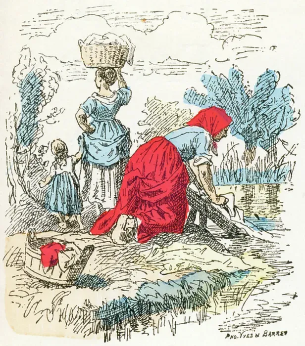 Framed Print : The washers