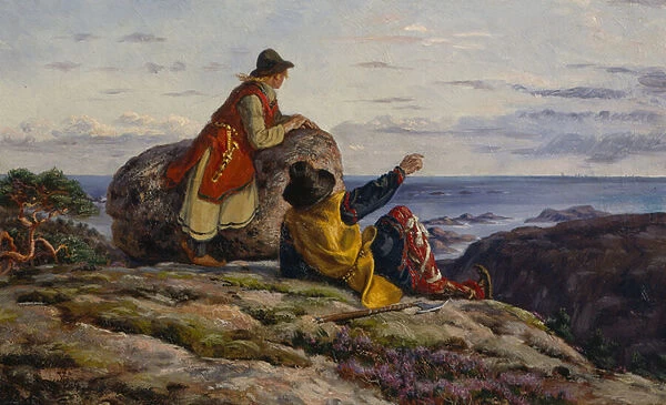On the Watch, 1884 (oil on canvas)