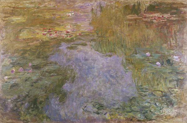 Water Lilies, 1919 (oil on canvas)