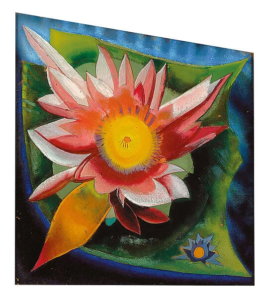 The Water Lily, c. 1924 (oil on glass)