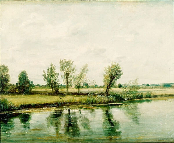 Water-meadows near Salisbury by John Constable