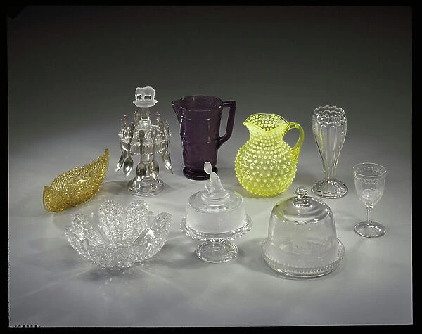Water Pitcher, 1880-90 (glass)