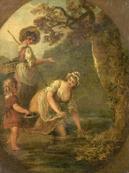 The Watercress-Gatherers (oil on canvas)