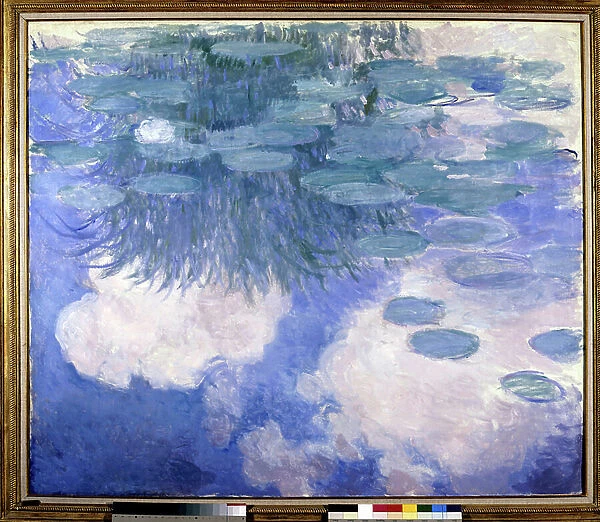Waterlilies with effects of clouds, c. 1914-1917 (oil on canvas)