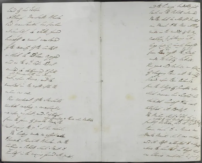 Framed Print : The Waterloo despatch: autograph draft, by Arthur Wellesley, 1st Duke of Wellington