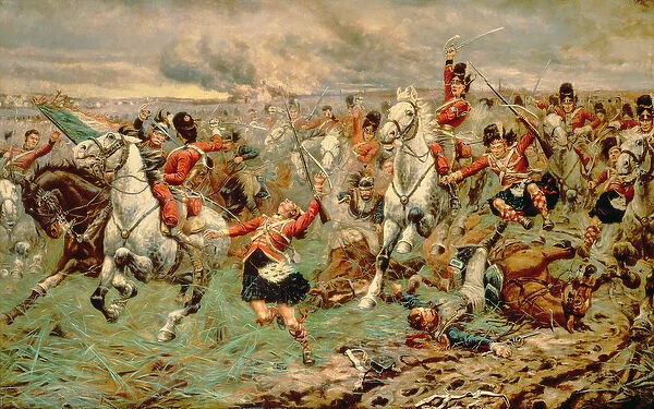 Waterloo: Gordons and Greys to the Front, 18th June, 1815