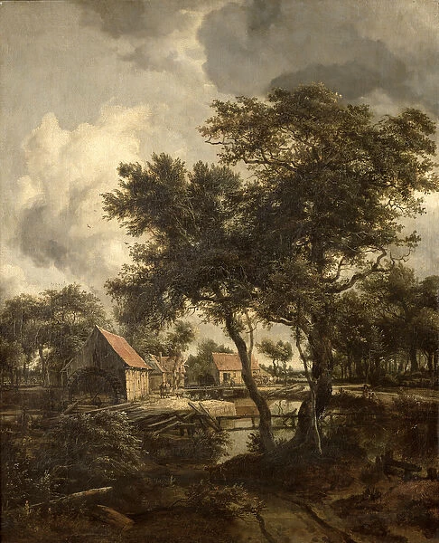 The Watermill, c. 1660 (oil on canvas)