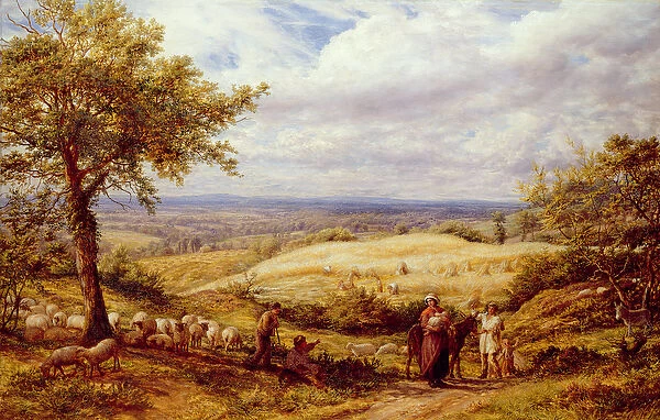 The Wayfarers, c. 1872 (oil on canvas)