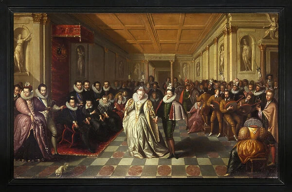 The Wedding Ball of the Duke of Joyeuse (oil on canvas)