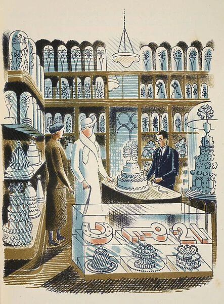 Wedding Cake, illustration from High Street by J. M