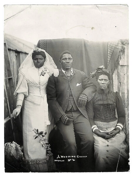 A Wedding Group, c. 1890 (gelatin silver print)