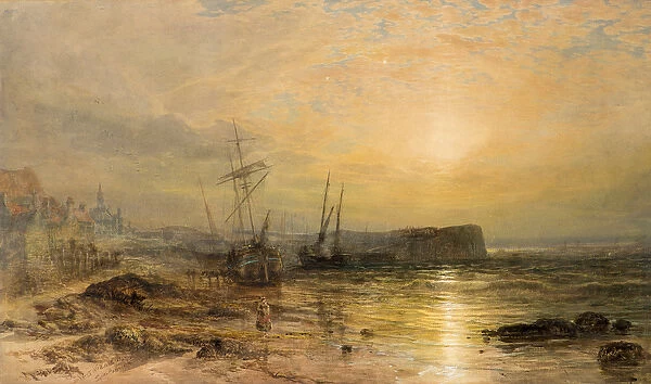 West Wemyss Harbour, 1866 (w  /  c)