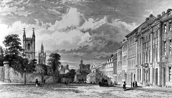Westgate Street, Newcastle-upon-Tyne, engraved by William Collard, 1842 (engraving)