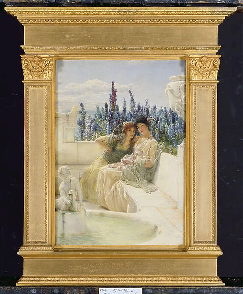Whispering Noon, 1896 (oil on canvas) (see also 15061)