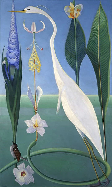 The White Heron, 1918-20 (oil on canvas)