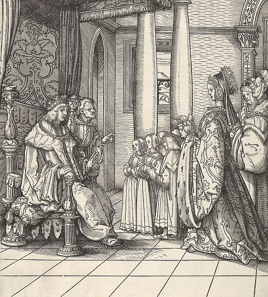 The White King Receiving His Daughter Margaret and the Children of King Philip