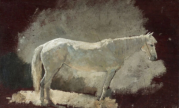 White Mare, c.1868 (oil on panel)