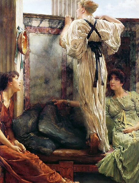 Who Is It?, 1884 (oil on canvas)