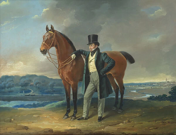 Wilhelm Christian Benecke von Groditzberg, 1828 (pastel on paper laid down on canvas)
